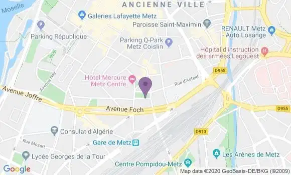 Localisation Mtre Crehange Francine