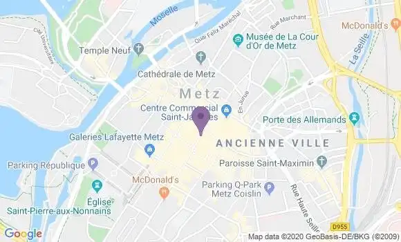 Localisation Mtre Curina Fabienne