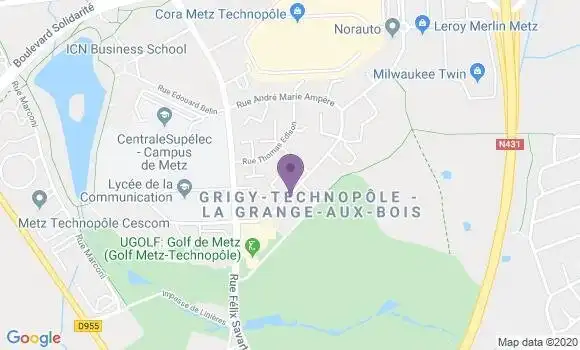 Localisation Mtre Dujardin Jean