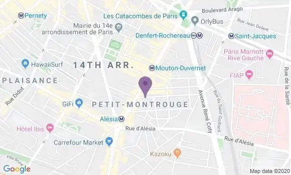 Localisation Mtre Vion Mélanie