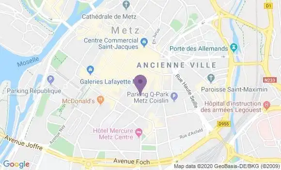 Localisation Mtre Gury Christine