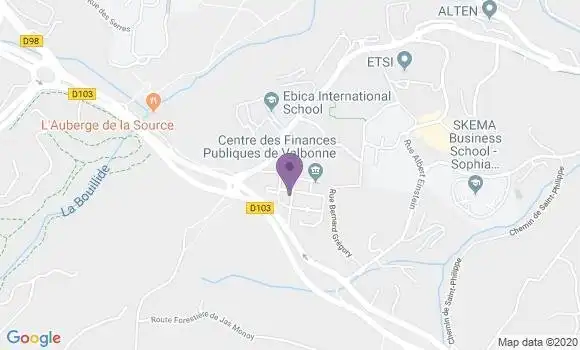 Localisation Mtre Voiron Emilie