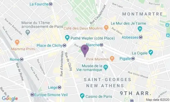 Localisation Mtre Voye Roger