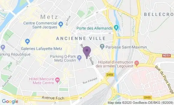 Localisation Mtre Mauuary François