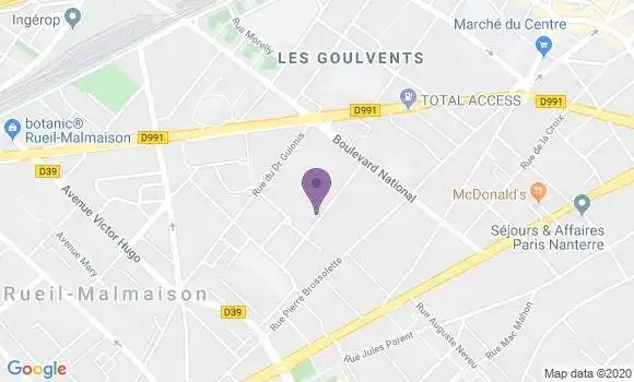Localisation Mtre Danis de Almeida Claire