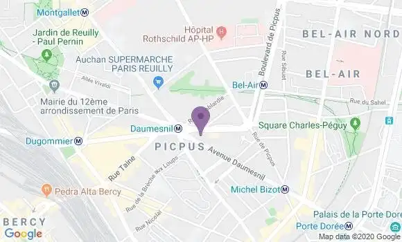 Localisation Mtre Danjou Christian