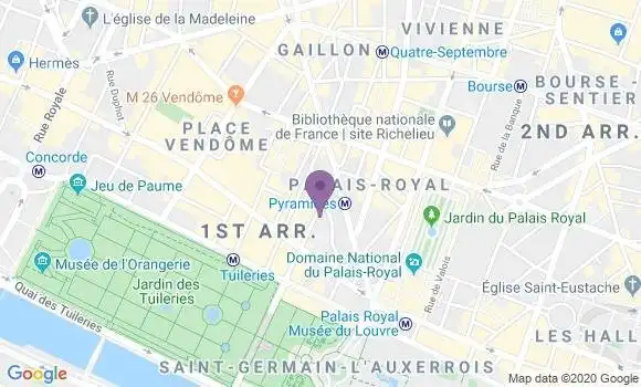 Localisation Mtre Warusfel Bertrand