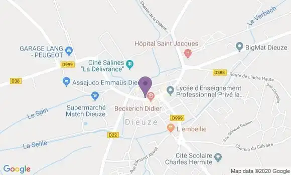 Localisation Mtre Saffroy Hueber Emmanuelle