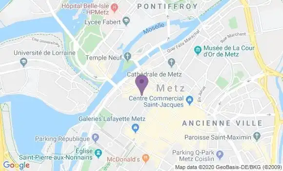Localisation Mtre Vorms Michel