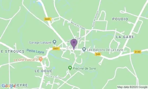 Localisation Mtre Malet Philippe