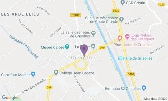 Localisation Mtre Beteille Virginie