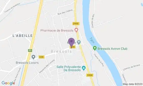 Localisation Mtre Giffard Philippe