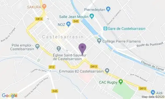 Localisation Mtre Marty Catherine