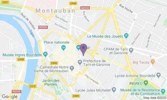 Localisation Mtre Pujol Jean