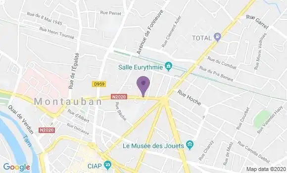 Localisation Mtre Roca Sandrine