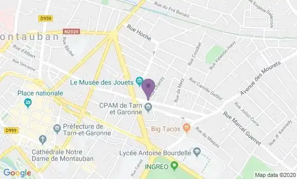 Localisation Mtre Vinas Axelle