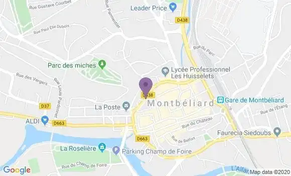 Localisation Mtre Euvrard Jean Baptiste