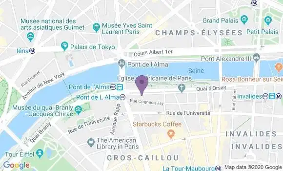 Localisation Mtre Darcet Olivier