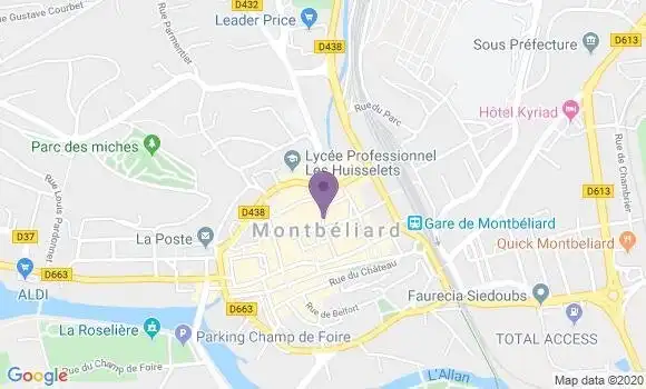 Localisation Mtre Guichard Jean Pierre
