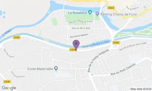 Localisation Mtre Paponnet Damien