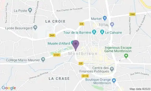 Localisation Mtre Bernard Christian