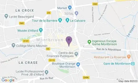 Localisation Mtre Bostant Eliane