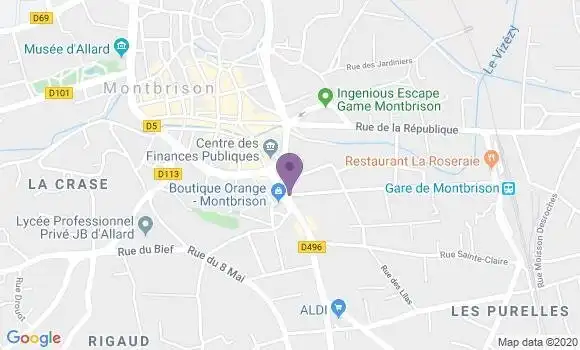 Localisation Mtre Clairet Lionel