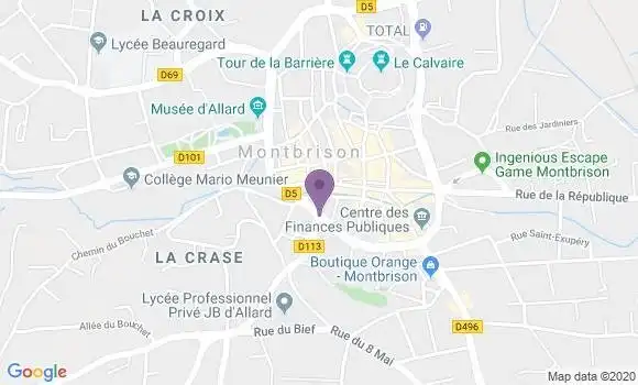 Localisation Mtre Ferret Jean Marc