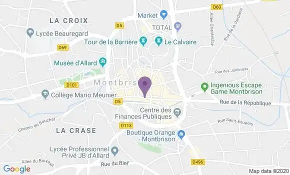 Localisation Mtre Grange Isabelle