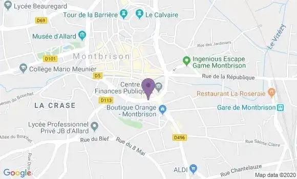 Localisation Mtre Joseph Christophe