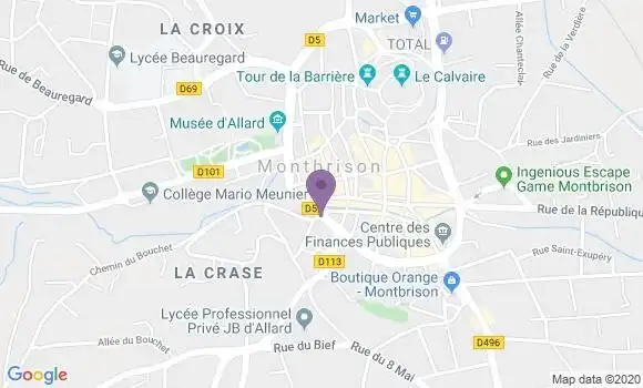 Localisation Mtre Mantione Nathalie