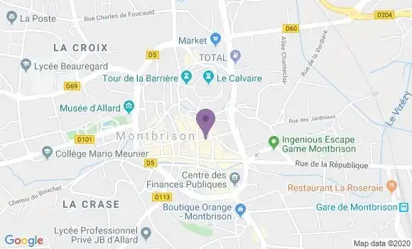 Localisation Mtre Niord Sylvain