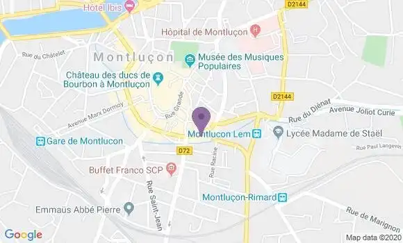 Localisation Mtre Douet Antoine