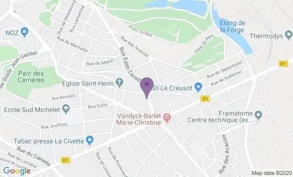 Localisation Mtre Andrieu Ordner Caroline
