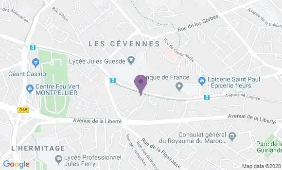 Localisation Mtre Aussilloux Jean Baptiste