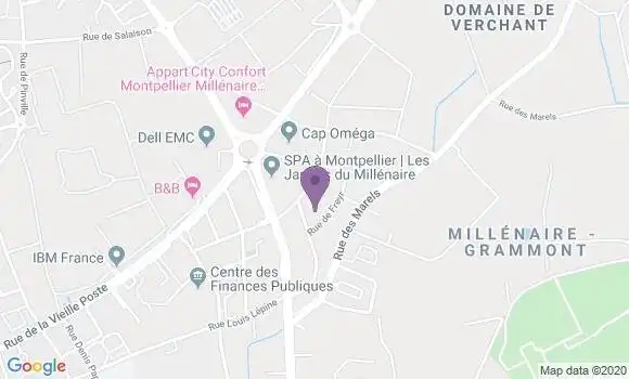 Localisation Mtre Baillieu Isabelle