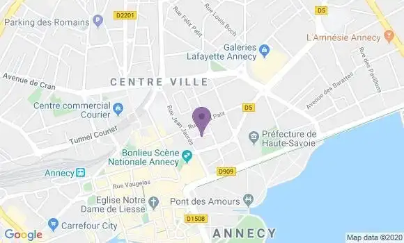 Localisation Mtre Collin Sandrine