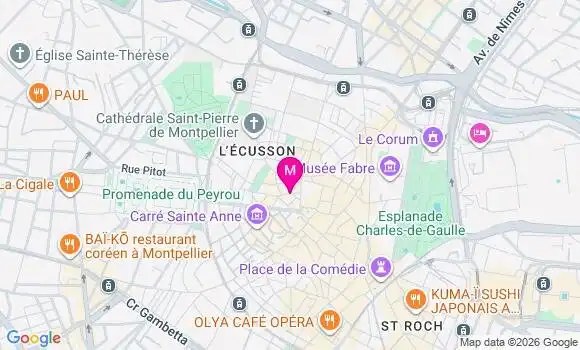 Localisation Mtre Beral Bernard