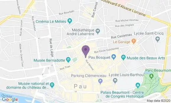 Localisation Mtre Bernadet Jacques