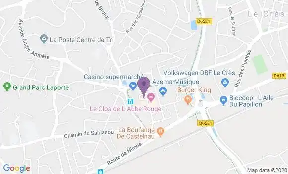 Localisation Mtre Boudailliez Aline
