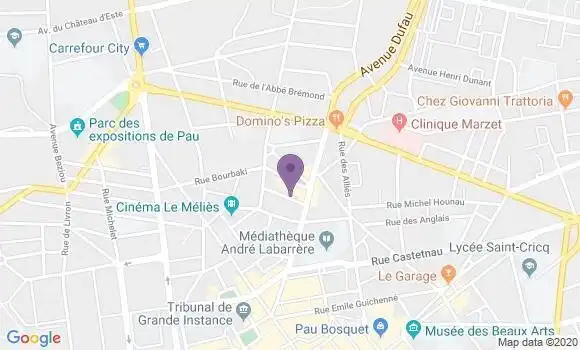 Localisation Mtre Cousi Lete Marie Françoise