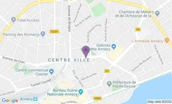 Localisation Mtre Darves Bornoz Paul