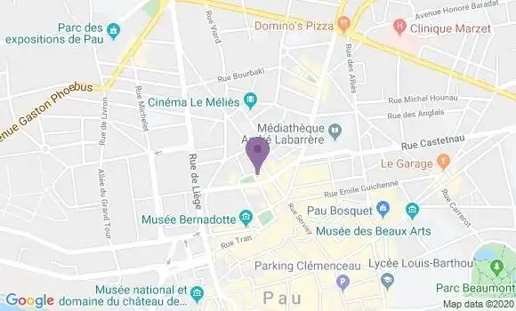 Localisation Mtre Guinard Christine