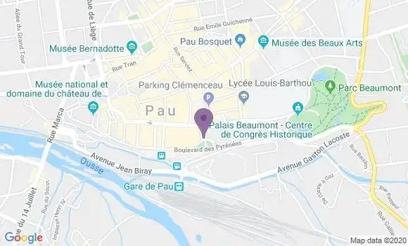 Localisation Mtre Lacabe Plasteig Henri