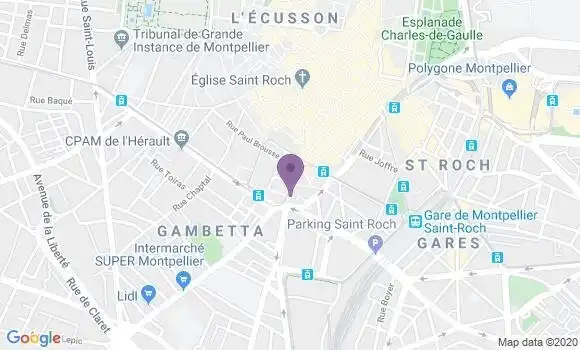 Localisation Mtre Claparede Florent