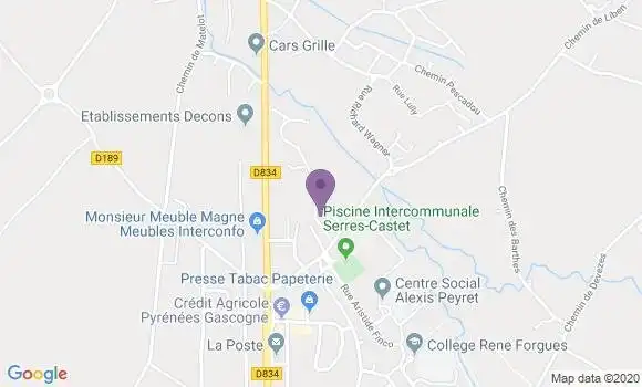 Localisation Mtre Lagarde Michel