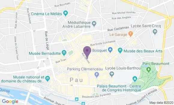 Localisation Mtre Magne Carine