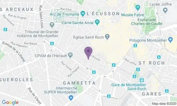 Localisation Mtre Daynac Bertrand