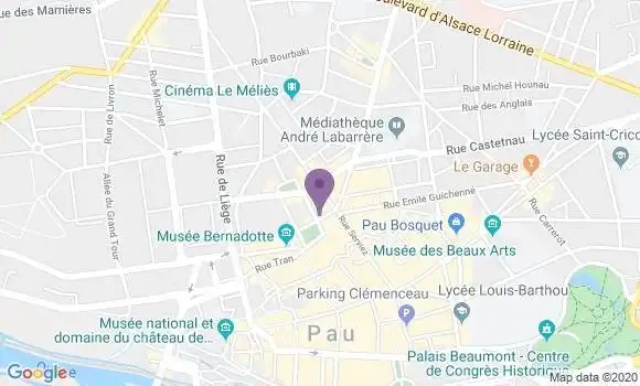 Localisation Mtre Sallenave Hélène