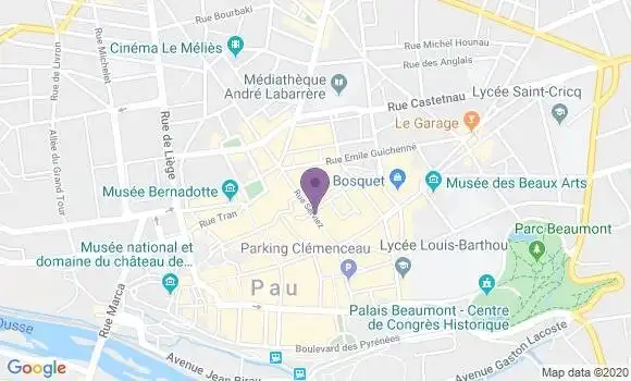 Localisation Mtre Teillard Lagardere Martine